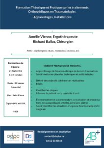 formation attelle ergothérapeuthe
